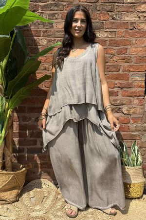 The Cova Santa Layer Top Washed Earth